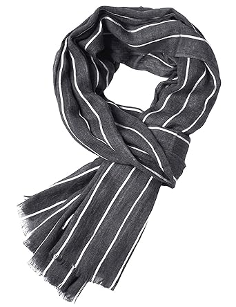 Amazon Aishite ストール マフラー ストライプ メンズ スカーフ 秋冬