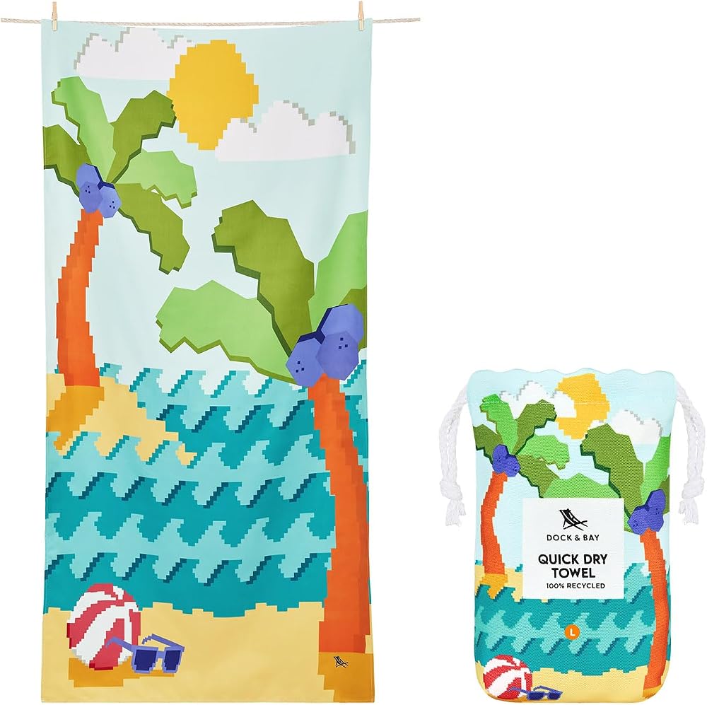 Dock & Bay Beach Towel Quick Dry Sand Free 130x70cm Medium