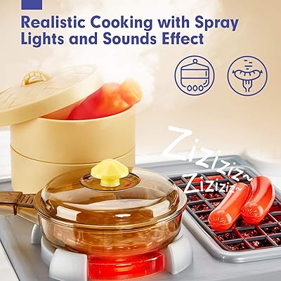 Buy Play Kitchen Set For Kids Double Sided Kids Kitchen Set And Vending Machine With Spray Lights Sounds Effect Washing Machine Toys For 3 Year Old Girls Birthday Gifts Toys For 4