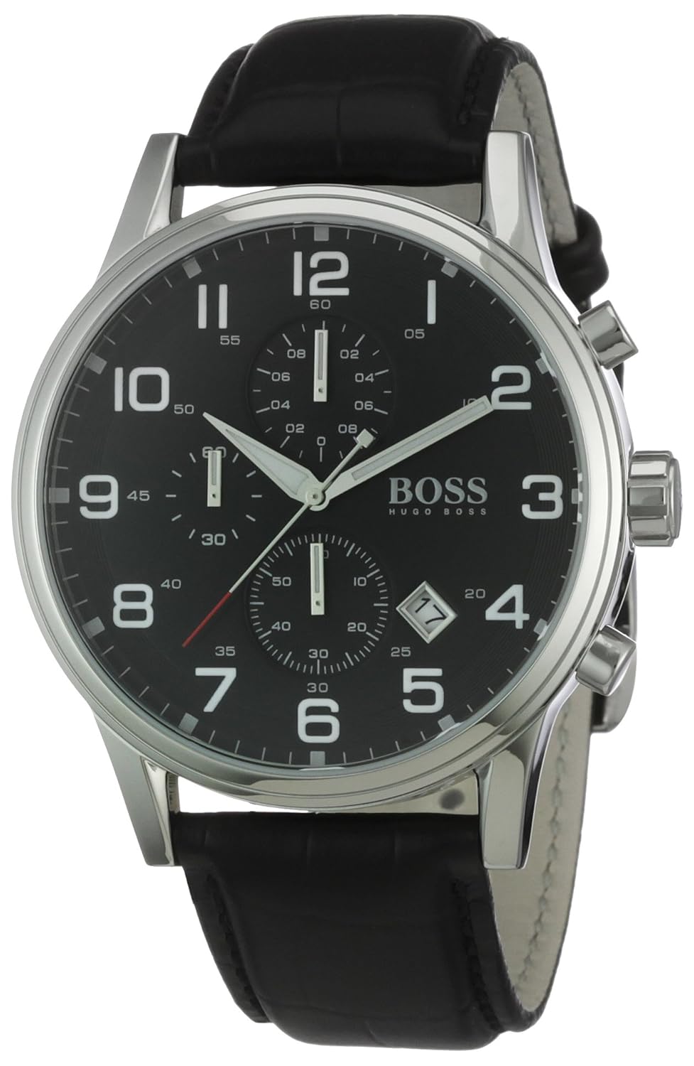Hugo Boss 1512448 Montre Homme Quartz Analogique Cadran Noir