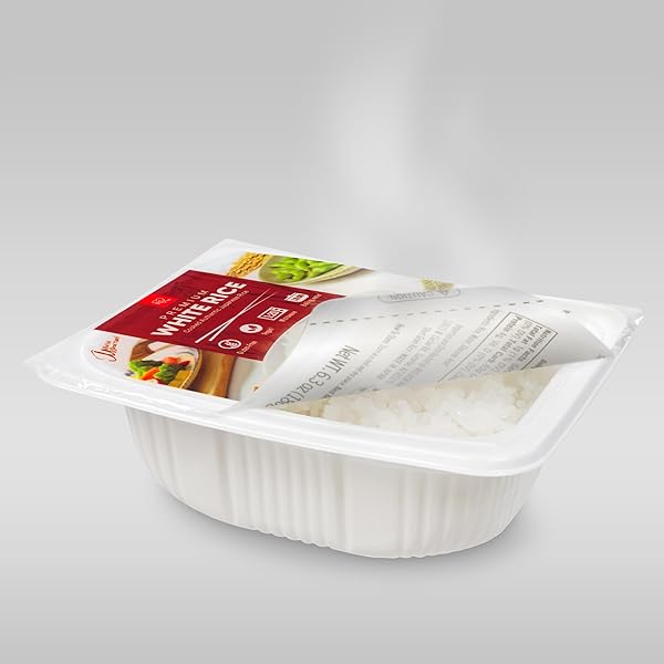 IRIS INSTANT WHITE RICE (10 PACK), ULTRA PREMIUM JAPANESE SHORT GRAIN SUSHI STICKY RICE, MICROWAVE FOR 80 SECONDS (1.2 MINUTES), GLUTEN FREE VEGAN, GROWN POLISHED AND PACKED IN JAPAN