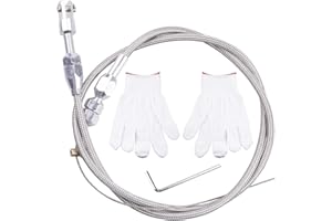 ORAEVY 36" LS Swap Braided Throttle Cable Kit Compatible with 97-07 Chevrolet/Chevy LS1 Engine 4.8L 5.3L 5.7L 6.0L