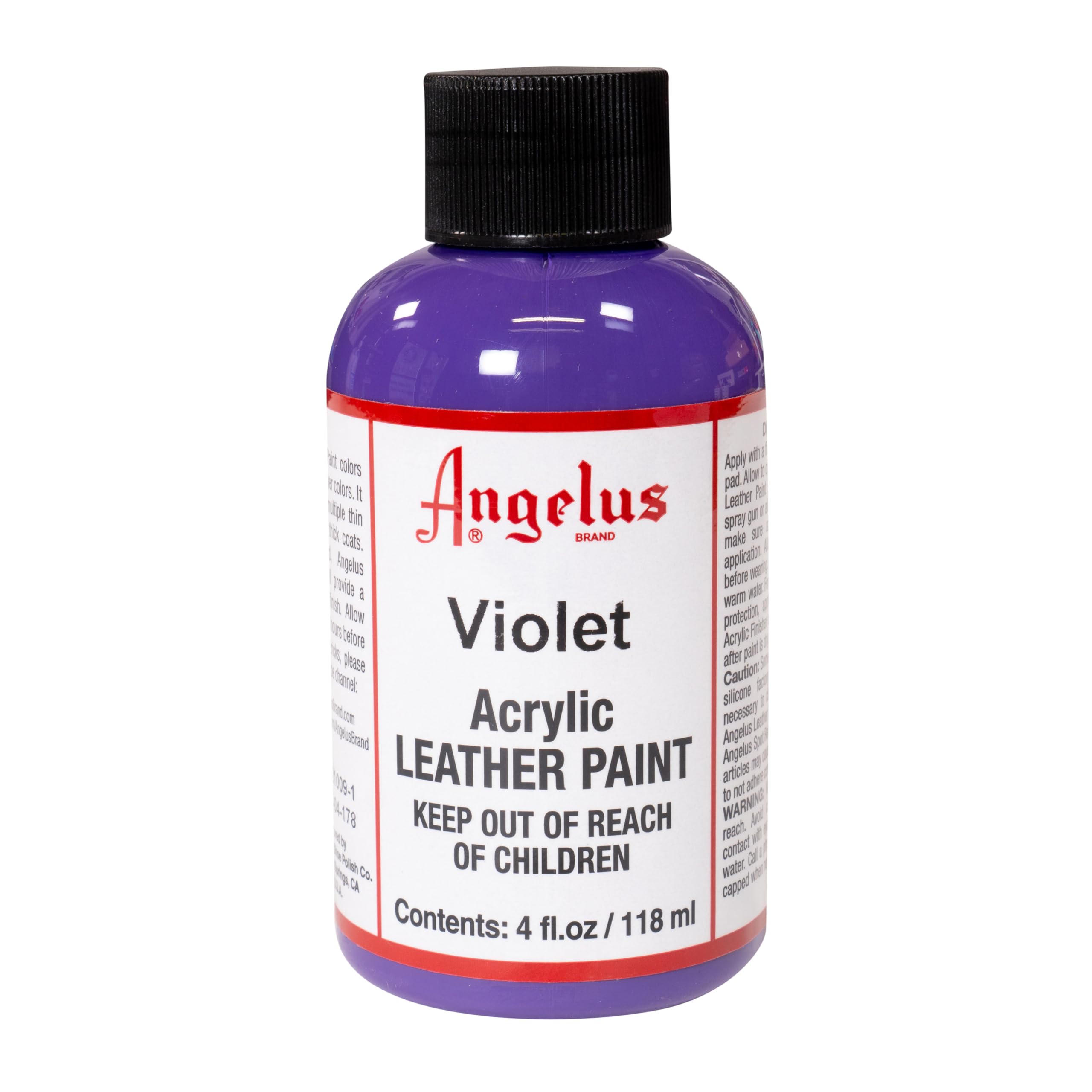 Angelus Acrylic Leather Paint, 4 Fl Oz