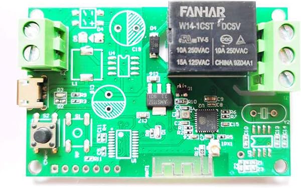 TISHITA Smart Home WiFi Mdulo de Rel de Interruptor Inteligente Inalmbrico APP Control Remoto 5V 12V