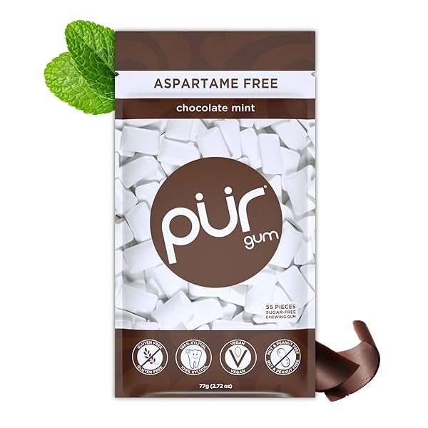 PUR GUM | ASPARTAME FREE CHEWING GUM |...