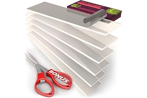 GreenFix Nano Adhesive Strips - Clear Hanging Strips Heavy Duty - Double Sided Mounting Tape Strips - Sticky Strips Removable - Picture Hangers Without Nails - Use as Carpet Rug Tape, Poster Tape