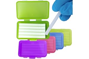 OMNIA ONE CORPORATION 20PCs Dental Grade Orthodontic Wax for Braces & Aligners by OMNIA ONE | Braces Wax for Teeth with Colorful Storage Cases | Food Grade Ortho Brace Wax