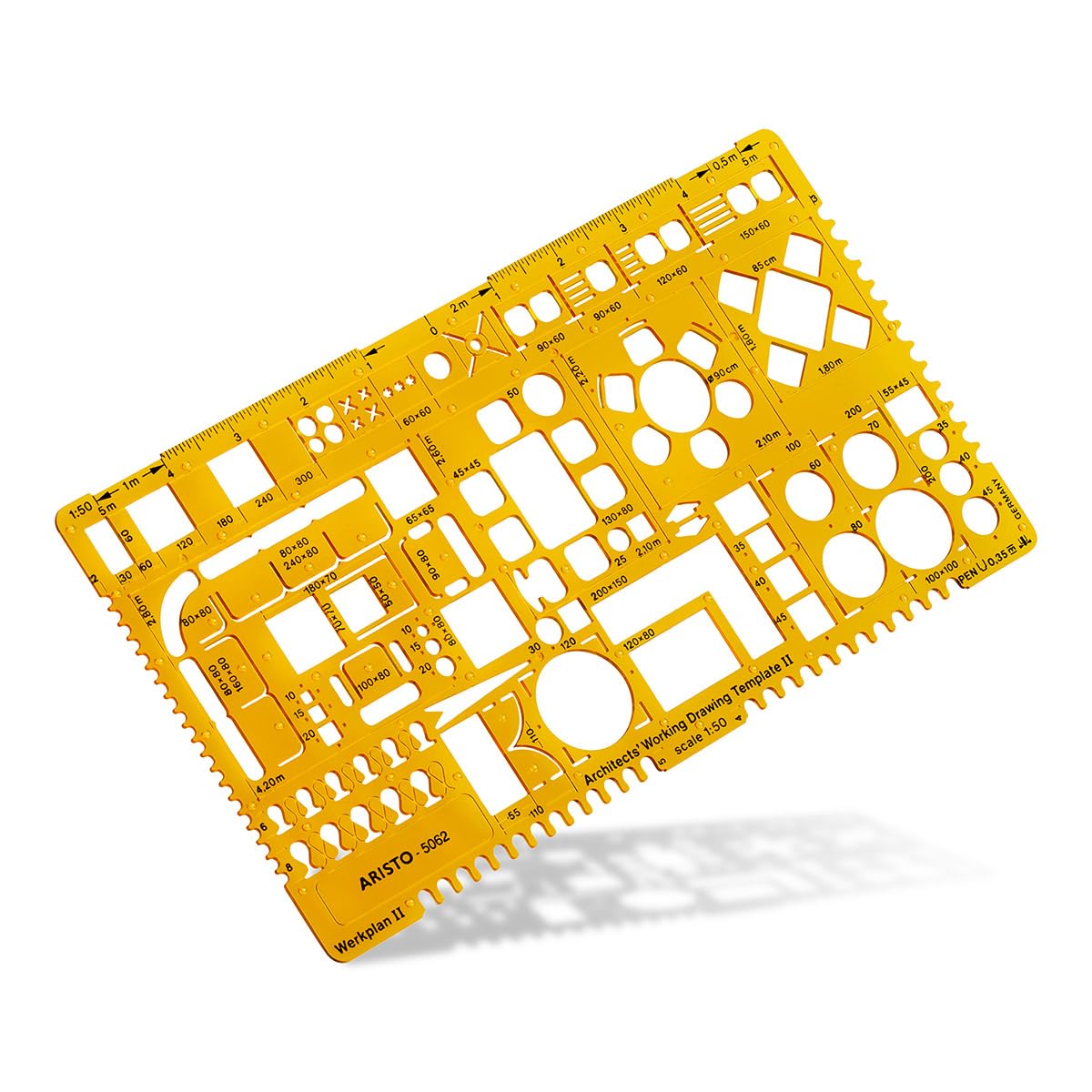 GEOtec Architect Werkschablone II Various Icons for Architecture