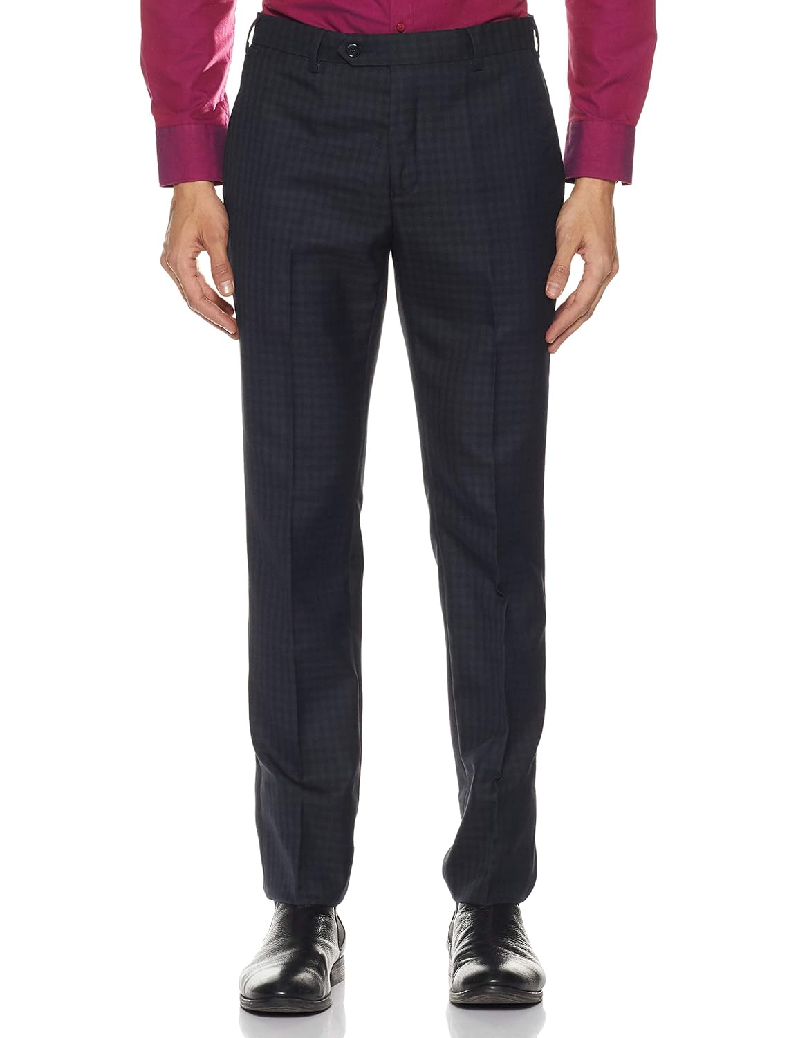 Buy Raymond Men's Flat Front Slim FIT Pants at Amazon.in