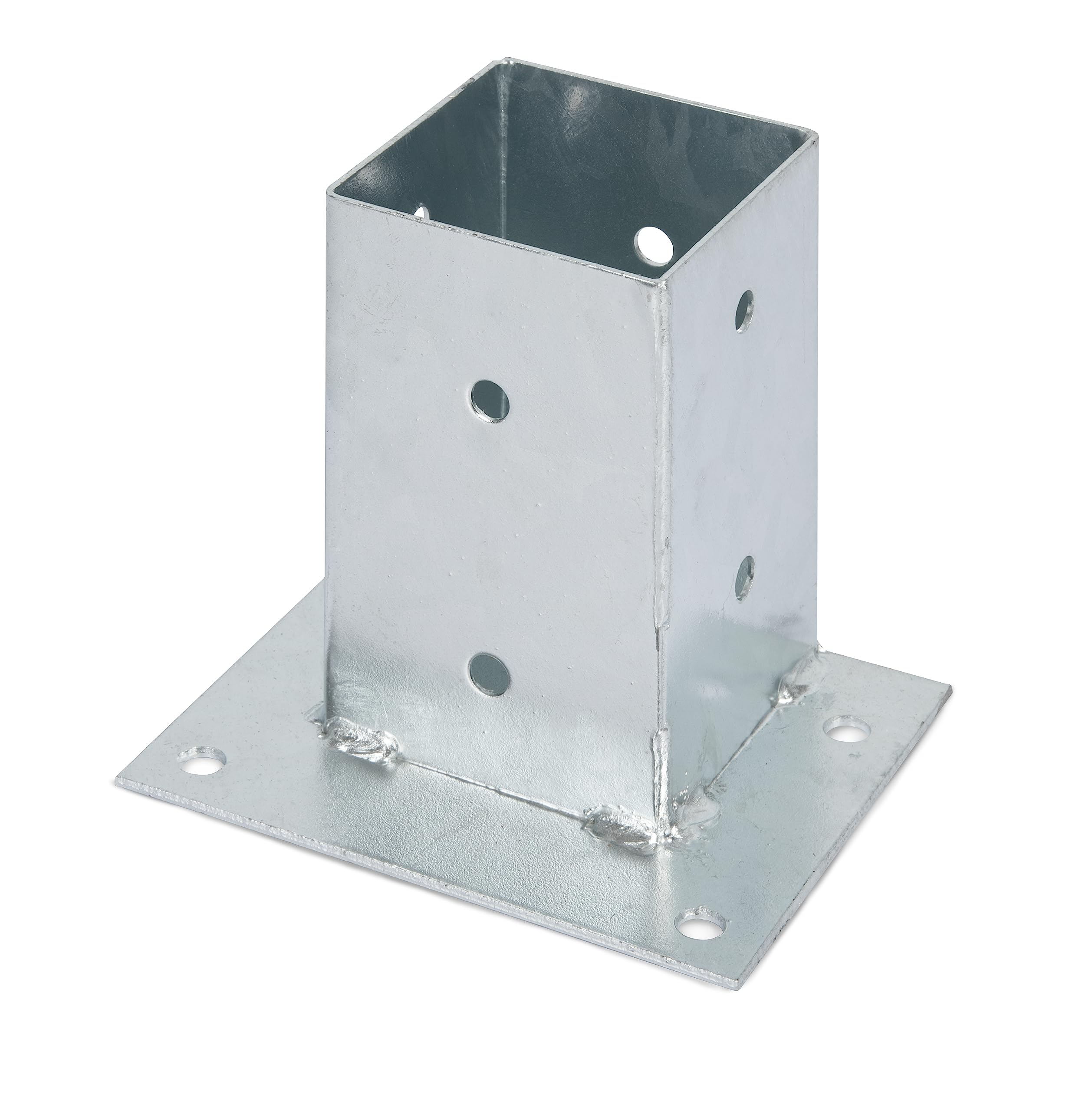 Screw-On Sleeve for Attaching to Posts Hot-Dip-Galvanised