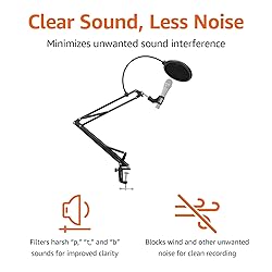 Amazon Basics Heavy-Duty Microphone Desk Arm Stand