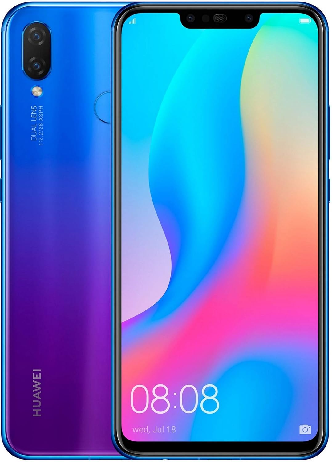 Huawei Nova 3i (Iris Purple, 4GB RAM, 128GB Storage) 
