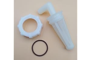 335112 Fuel Filter Nut & 0433190 Filter With Seal O-ring Compatible With Johnson Evinrude OMC BRP V4&V6 60 Deg 90-175Hp 1991-