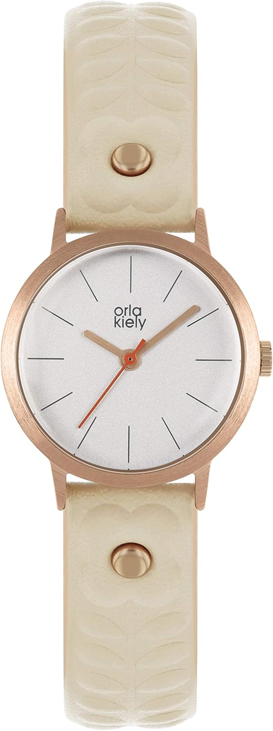 Orla Kiely Womens Analogue Classic Quartz Watch with Leather Strap OK2300 Amazon.co.uk Watches