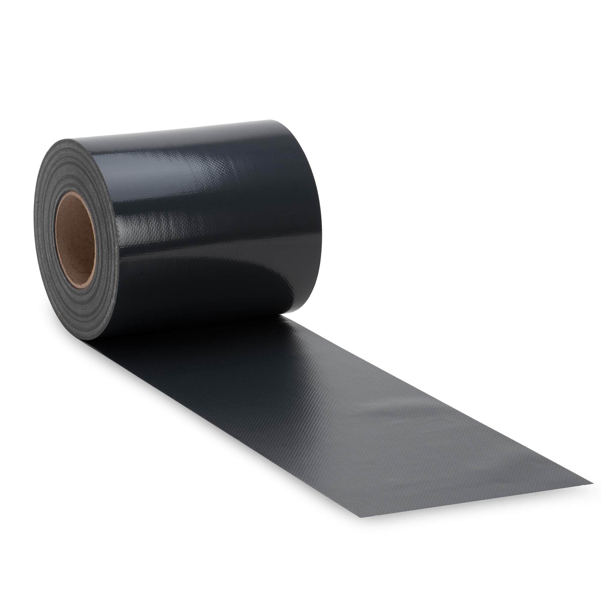 NOOR Fence Cover Wicker Strip fabric, black, 19 cm x 35 m