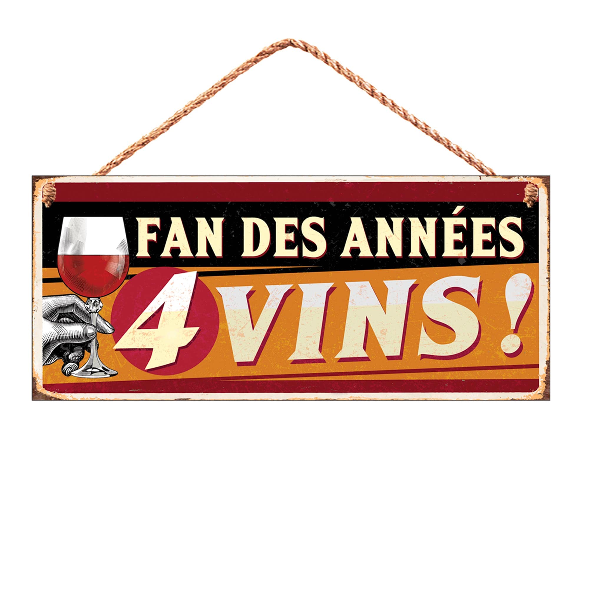 STC Funny Plaque - Fan of the Years 4 Wines