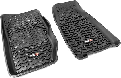 Amazon Com Rugged Ridge 12920 25 All Terrain Floor Liner Front