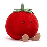 Jellycat Amuseables Tomato Stuffed Toy, 7.5 inches