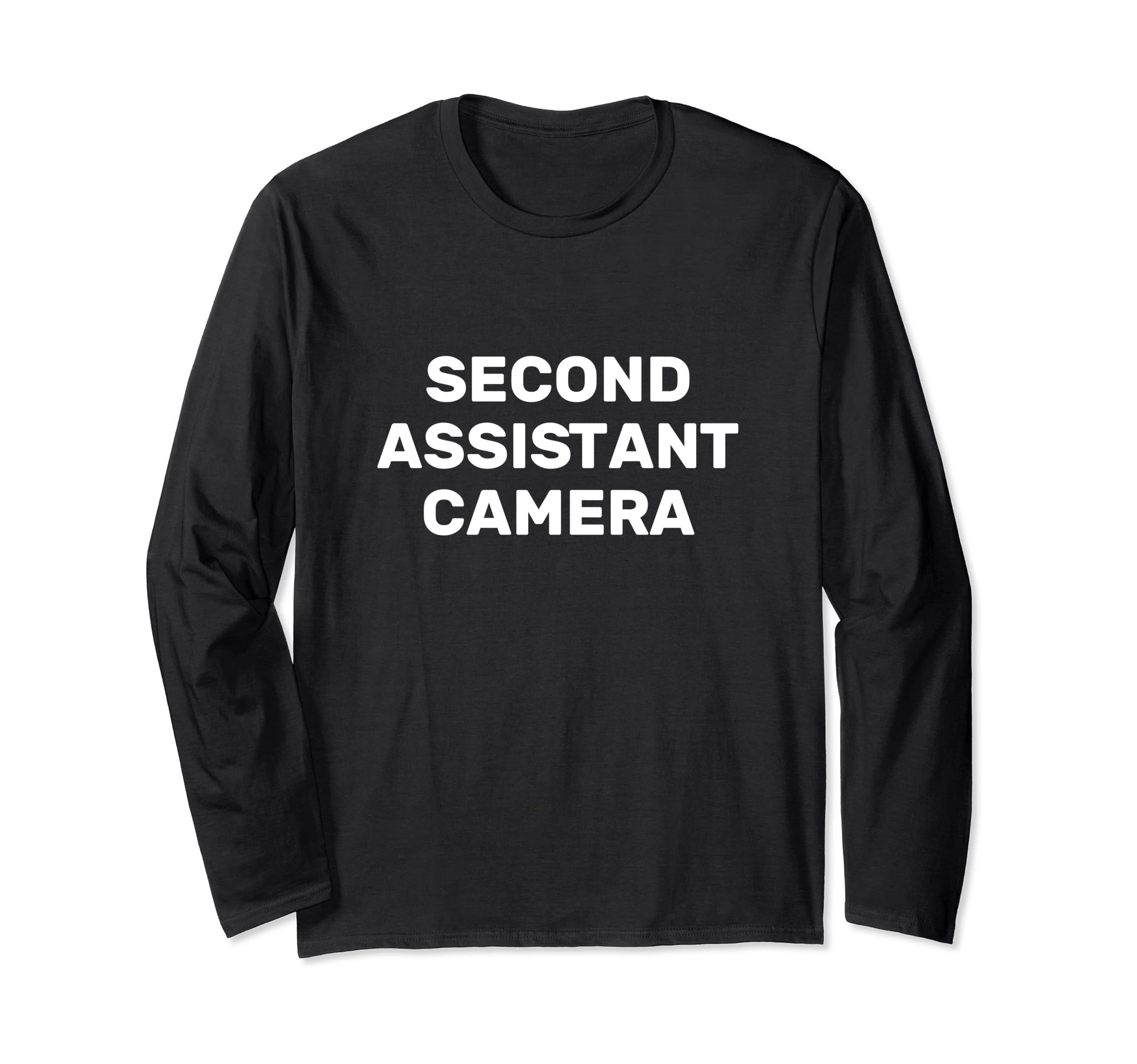 Movie Set Film Crew Second Assistant Camera Long Sleeve T-Shirt