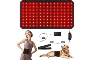 120 LEDs Red Light Lamp Belt 3 in 1 Chip Portable with Cord, 660nm and 850nm Red & Near Infrared Light Wrap Belt with 5 Brigh