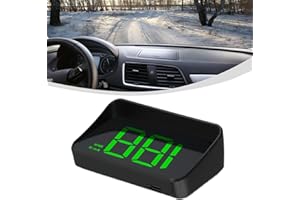 Car Windshield Projector with GPS Speedometer Display for Accurate Vehicle Speed Readings in All Conditions (MPH)