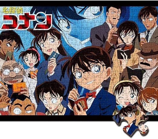 Amazon Co Jp 名探偵コナン木製パズルアニメゴーストキッド工藤新一300 500 1000ピースジグソーパズル大人のための解凍おもちゃ 4つのスタイル R 525 Color A Size 1000 Pieces ホーム キッチン