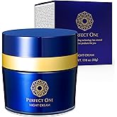 PERFECT ONE Night Cream – Japanese Anti-Aging Moisturizer with Collagen & Hyaluronic Acid | Hydrating, Firming, and Replenishing Night Face Cream for Radiant, Glowing Skin | 1.16 oz