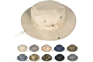 ROSOZ Sun Hats for Men Women Boonie Hat UPF 50+ Bucket Hat Wide Brim UV Protection Fishing Hiking Safari Outdoor Hats