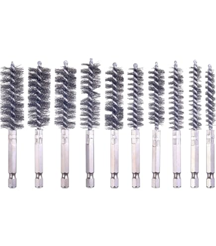 thumbnail image 2 of 15 Pcs Copper Wire Brush Stainless Steel Brushes Tool For Cleaning 2 of 13
