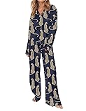 SHESHOW Pajamas for Women Set Button Down 2 Piece