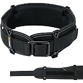 MELOTOUGH Padded Tool Belt,Electrician Tool Belt,Work Belt for Men,Quick Release,Thick Confortable Foam Padding,More Safe,Adjustable Waist 30''-43''(SM),Christmas Gifts for Men