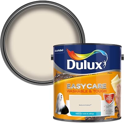 Dulux Easycare Washable Matt Emulsion Paint Walls Ceilings Natural Calico 2.5L