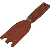 TonGass Ebony Grill Scraper Cleaning Tool Fit for George Foreman 1925B01B | 0.45-Inch Groove Spacing, Non-Scratch Upgrade Scraper for Grooved Electric Grills and Panini Presses, Dishwasher Safe, 1 Pack