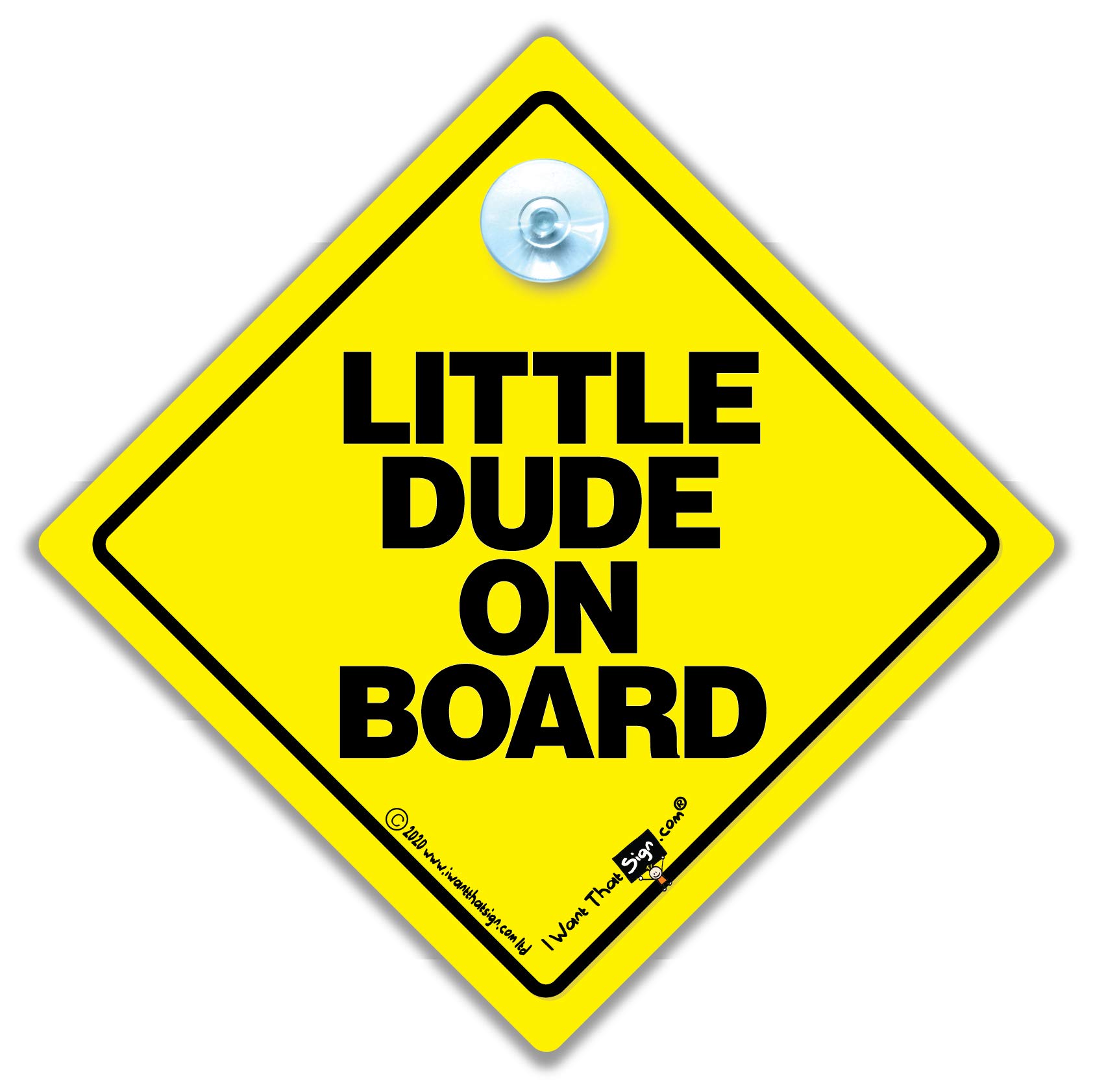 Little Dude On Board Car Sign, Car Sign With Suction Cup, Baby On Board Car Sign, Little Dude Car Sign, Little Dude Sign, Baby on Board Sign, Funny Car Sign, Baby Car Sign, Bumper Sticker, Decal, Baby on Board