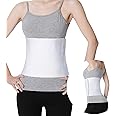 S Abdominal Binder Post Surgery - Elastic Waist Band for Stomach Support & Compression, Bariatric, Tummy Tuck | Latex-free, Breathable Belly Wrap Hernia Belt Lipo Garment - (30" - 45") 3 PANEL - 9"