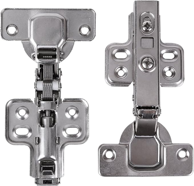 4 x cierre suave armario de cocina puerta de una alacena bisagras