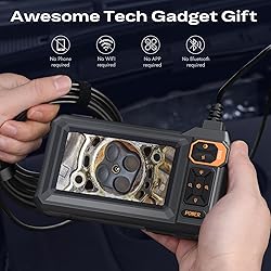 Endoscope Borescope Camera with Light, 4.3" IPS
