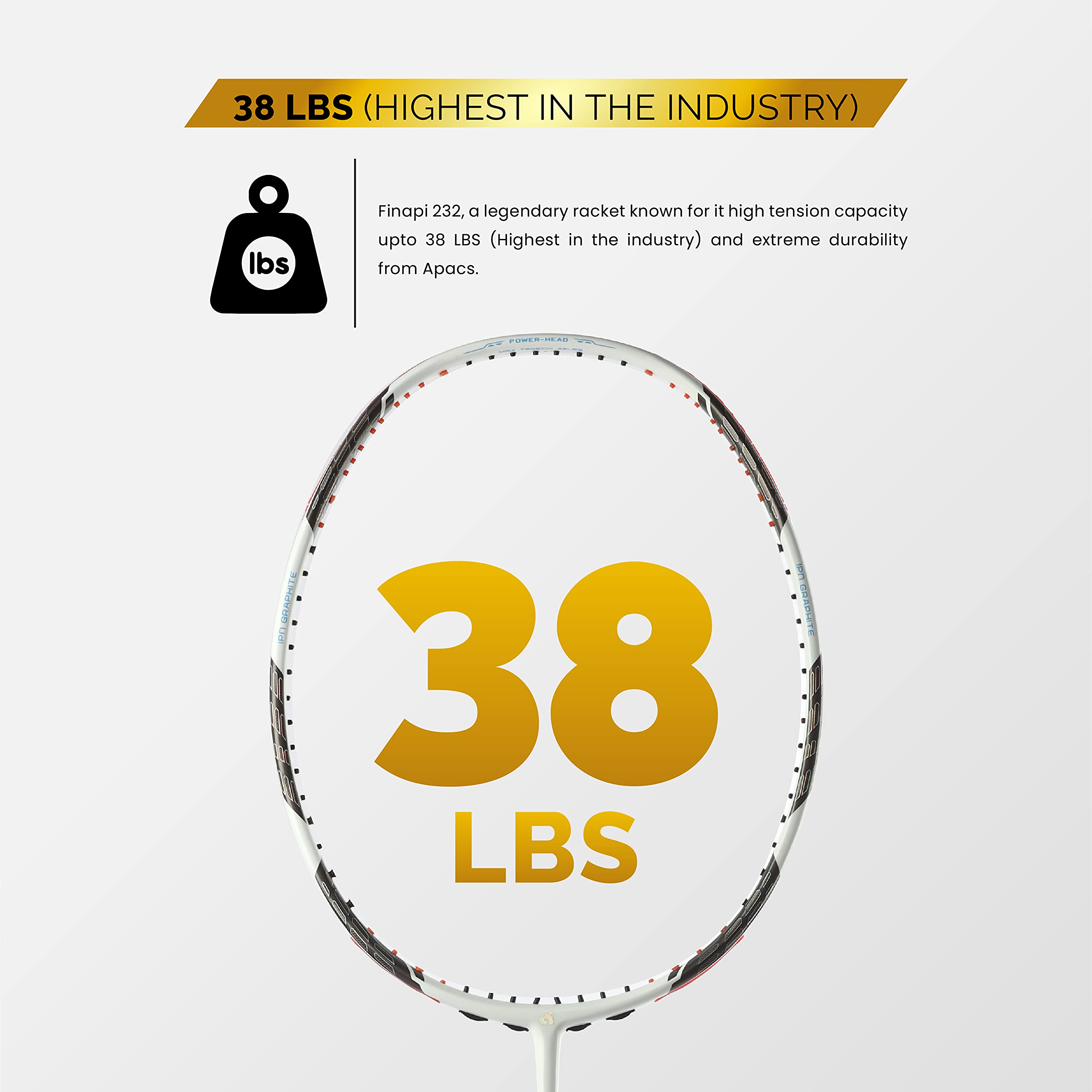 Mua Apacs Z-Ziggler (Unstrung, 38 LBS Max Tension) 6.4mm Slim Shaft ...