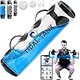 Tidal Tank - Tube - The Original Aqua Bag - Water Bag 30lbs to 70 lbs - Adjustable Sand Bag Alternative - Stability, Core and Balance Training - Portable Fitness Equipment - Including App
