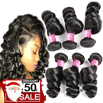 Buy Grace Length Hair 18 20 22 Natural Black 3 Bundles Of