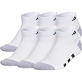 adidas Unisex Kids Low Cut Ankle Socks for Boys and Girls Youth (6-Pack) Athletic Cushioned and Comfortable