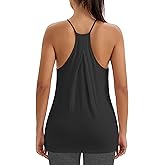 Bestisun Workout Athletic Yoga Tank Tops Spaghetti Strap Sports Gym Shirts for Women