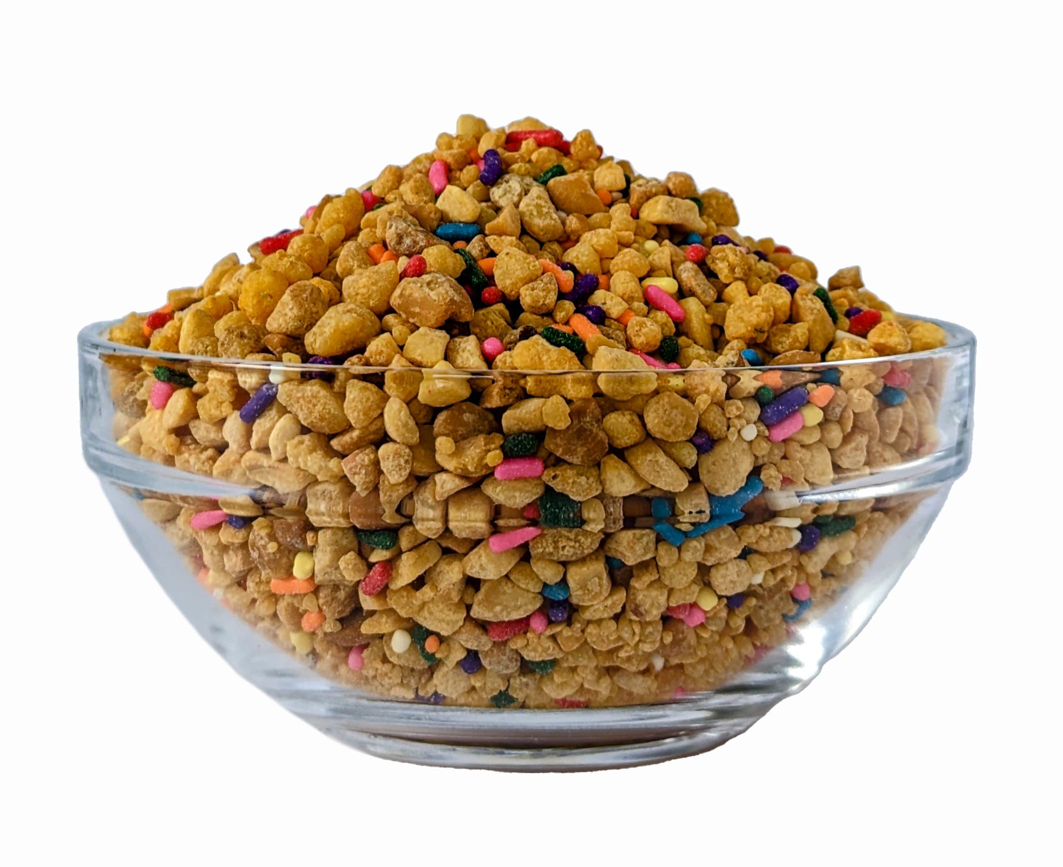 Peanut Brittle Crunch Coat Ice Cream Toppings by Medley hills farm in Reusable Container 1.25 Lbs.