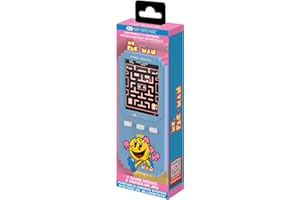 Ms. Pac-Man Pixel Pocket Pro: Ms. Pac-Man Video Game, Portable Keychain Arcade, Retro Games