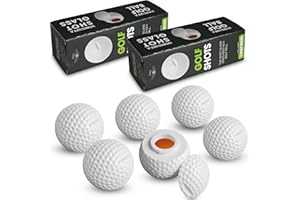 6 Pack Golf Ball Shots, Shot Glass Set of 3, 1.5-Ounce Golf Balls Shot Glasses Funny, for Golf Lover Accessories Gag Gifts fo