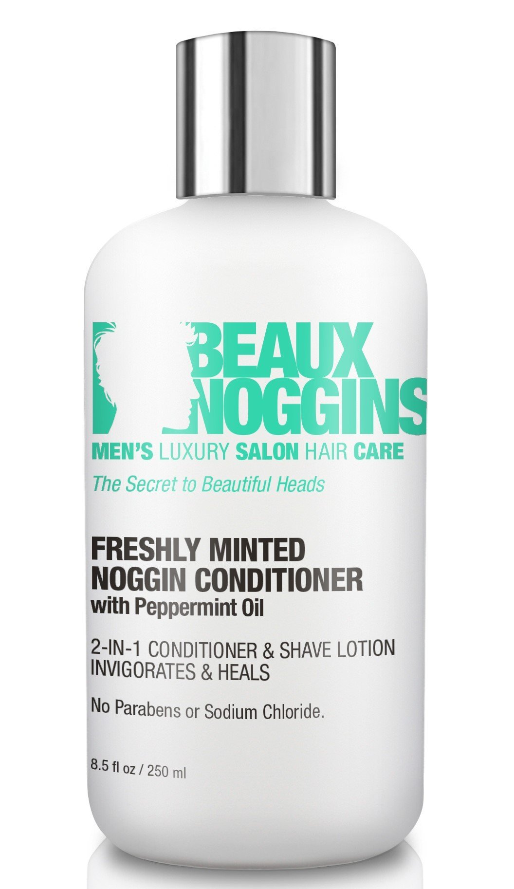 Spa SHAMPOO FOR MEN w/ Peppermint & Tea Tree Oils Clarifying To Soothe & Heal Dry