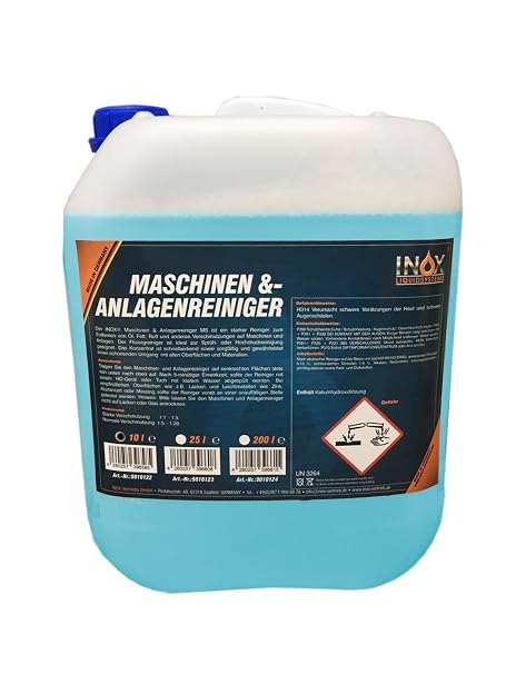 INOX® Grünbelag-Entferner Konzentrat – Entfernt Moos, Algen & Flechten Von Stein, Beton & Fassaden | 4x5 Liter | Biologisch Abbaubar