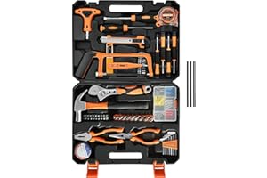 SOLUDE 182-Piece Home Repair Tool Set,Basic Tool Kit for Men Women Homeowner Starter,Household Tool Set with Case for Home Maintenance & DIY Project