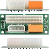 MZHOU Dual ATX Power Supply Synchronized Boot Adapter 24PIN Molex 4PIN Adapter view 6