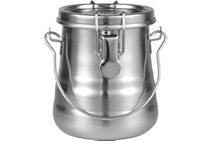 Dlicoda Paint Brush Cleaner and Holder - Airtight Stainless Steel Brush Washer for Painting with Removable Porous Filter (Large)